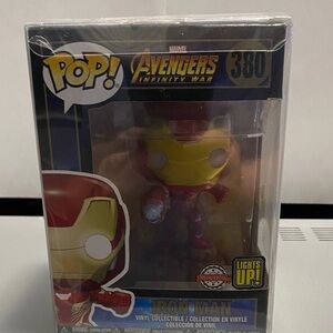 Pop Iron Man Vinyl Figure with Light-Up Feature #380 Special Edition